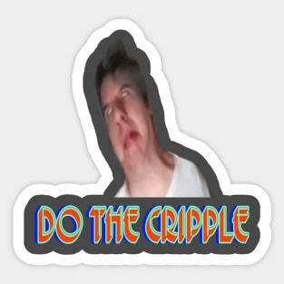 Do The Cripple Crippled Cody Dance Disabled Disability Sticker